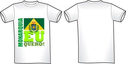 Camiseta - Monarquia - Eu Quero!